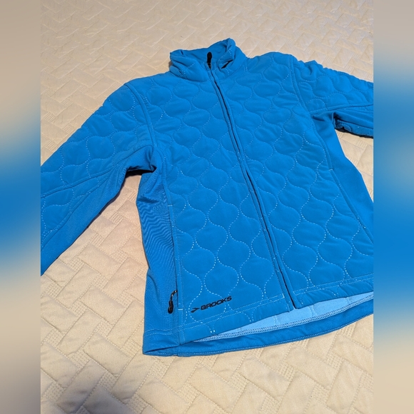 Brooks Blue Quilted Running Jacket Sz.XS - Picture 4 of 12